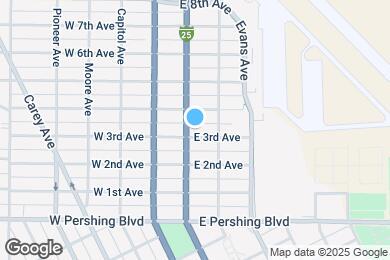 Map image of the property - 204 E 3rd Ave