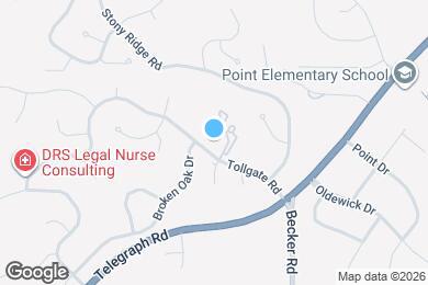 Map image of the property - 3103 Broken Oak Dr