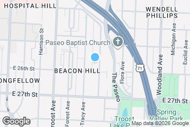 Map image of the property - 2536 W Paseo Blvd