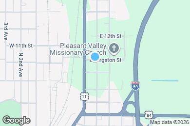 Map image of the property - 524 E Kingston St