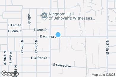 Map image of the property - 2211 E Hanna Ave