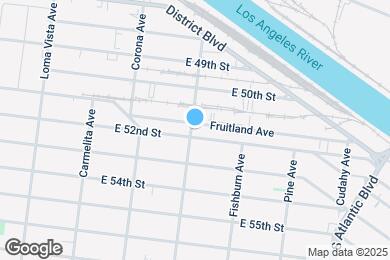 Map image of the property - 4105 E 52nd St