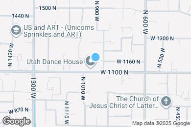 Map image of the property - 909 W 1180 N