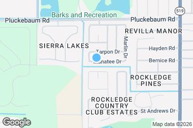 Map image of the property - 1147 Manatee Dr