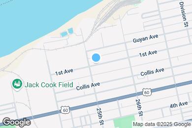 Map image of the property - 2512 1st Ave
