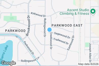 Map image of the property - 2225 Creekwood Dr