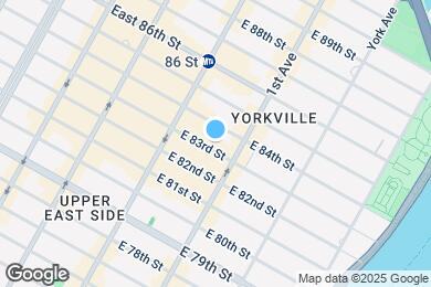 Map image of the property - 417 E 83rd St