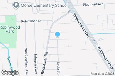 Map image of the property - 1031 Arthur Ave