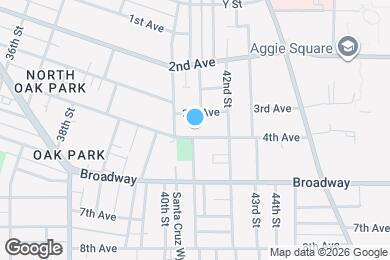 Map image of the property - 4101 4th Ave