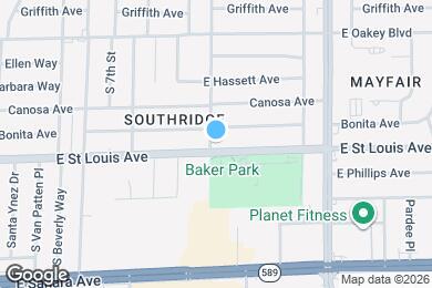 Map image of the property - 1001 E St Louis Ave