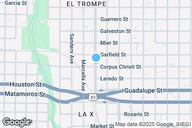 Map image of the property - 402 Corpus Christi St