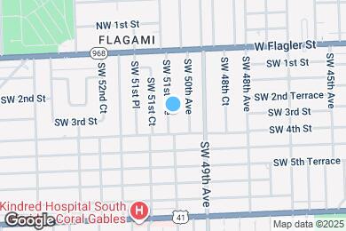 Map image of the property - 301 SW 51st Ave
