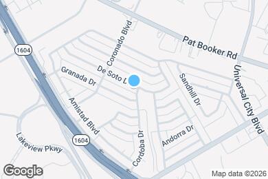 Map image of the property - 302 De Soto Dr