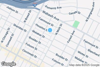 Map image of the property - 2526 Houston St