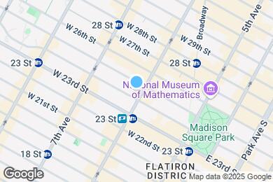 Map image of the property - 101 W 24th St