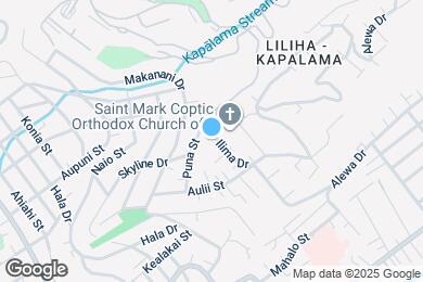 Map image of the property - 1065 Ilima Dr