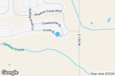 Map image of the property - 1961 Creek Bank Dr