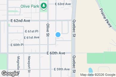 Map image of the property - 7111 E 60th Way
