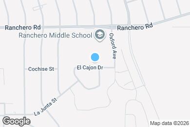 Map image of the property - 17612 El Cajon Dr