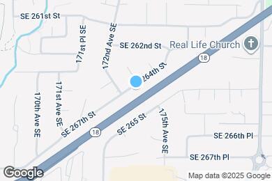 Map image of the property - 17217 SE 264th St