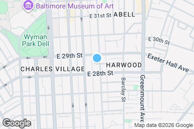 Map image of the property - 2822 Guilford Ave