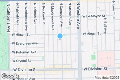 Map image of the property - 1340 N Campbell Ave