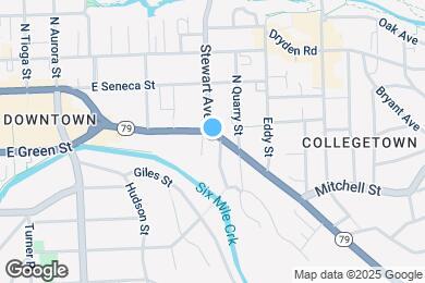 Map image of the property - 601 E State St - Fully Furnished Apartments!