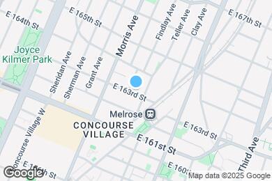 Map image of the property - 315 E 163rd St