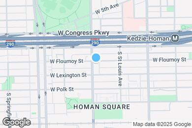 Map image of the property - 703 S Central Park Ave