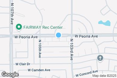 Map image of the property - 10349 W Peoria Ave