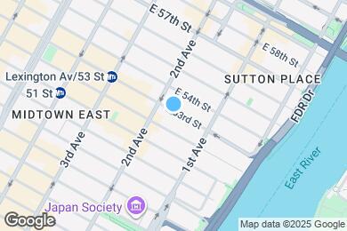 Map image of the property - 318 E 53rd St