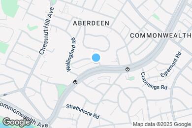 Map image of the property - 1731 Commonwealth Ave