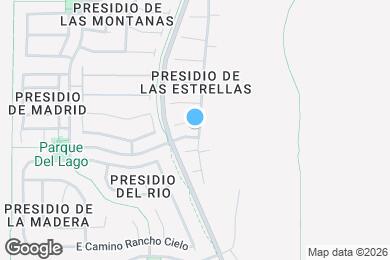 Map image of the property - 476 East Placita Rejilla