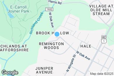Map image of the property - 100 Remington Woods Dr