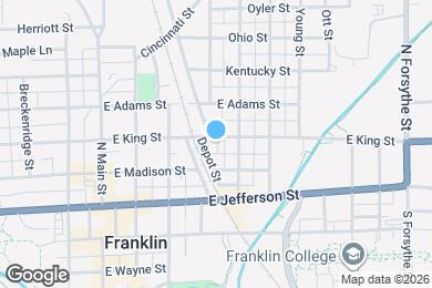 Map image of the property - 345 E King St