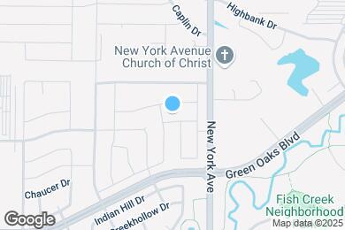 Map image of the property - 1705 Wallingford Dr
