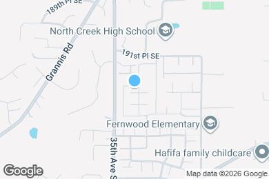 Map image of the property - 19310 36th Ave SE