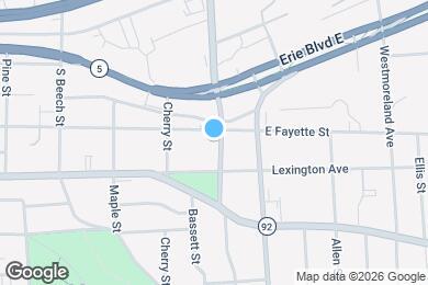 Map image of the property - 204 Columbus Ave