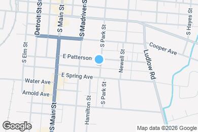 Map image of the property - 412 S Park St