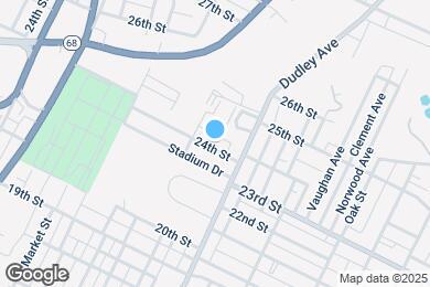Map image of the property - 1119 24th St