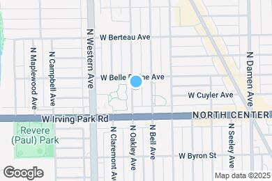 Map image of the property - 4039 N Oakley Ave