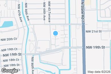 Map image of the property - 2074 NW 43rd Ter