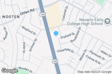 Map image of the property - Dryfield Apartments