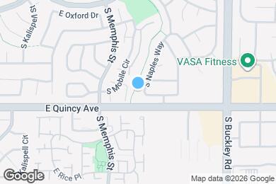 Map image of the property - 4255 S Naples Way