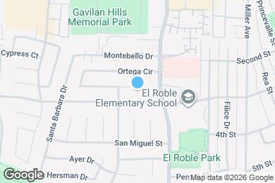 Map image of the property - 1056 Hacienda Dr