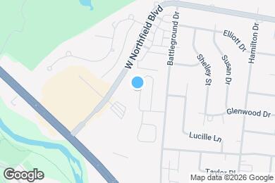 Map image of the property - 1721 N Cove