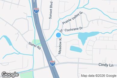 Map image of the property - 2717 Meadow Knoll Dr