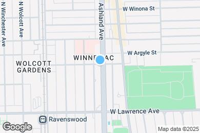 Map image of the property - 1607 W Ainslie St