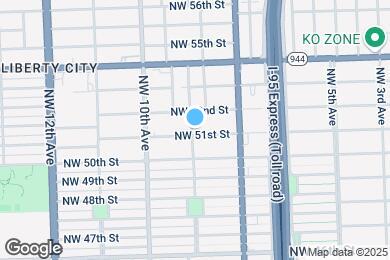 Map image of the property - 5103 NW 8th Ave