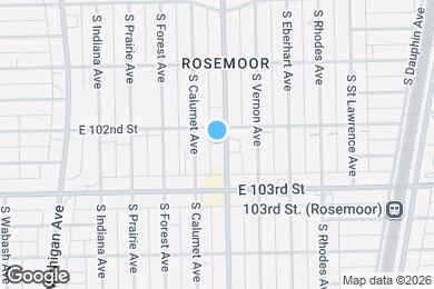 Map image of the property - 10214 S Martin Luther King Dr